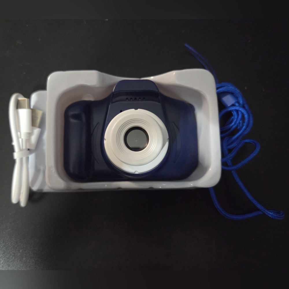 Vivitar Kidzcam Blue Kids Digital Camera Video Games Rechargeable